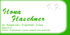 ilona flaschner business card